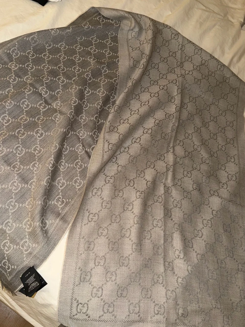 Gucci GG Wool Jacquard Scarf